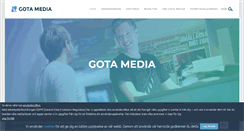 Desktop Screenshot of gotamedia.se